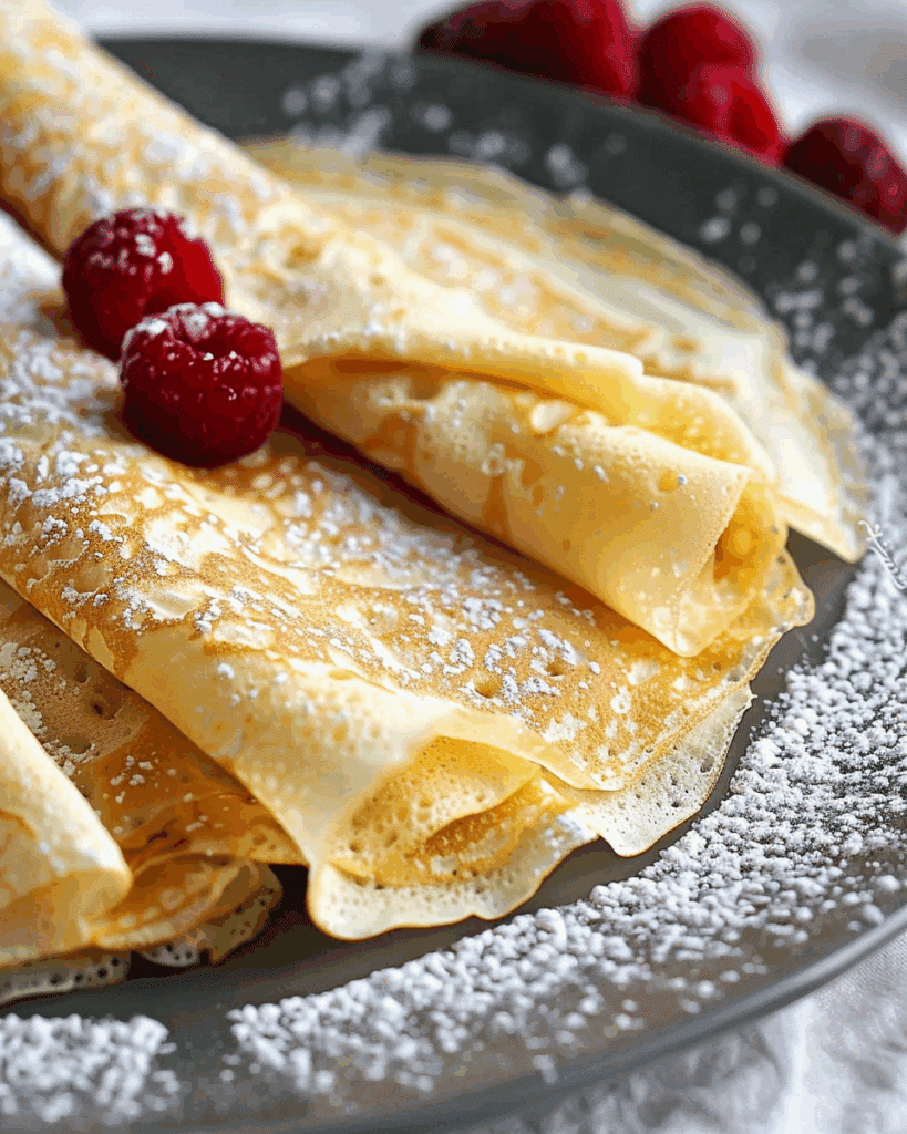 Quick Blender Crepes
