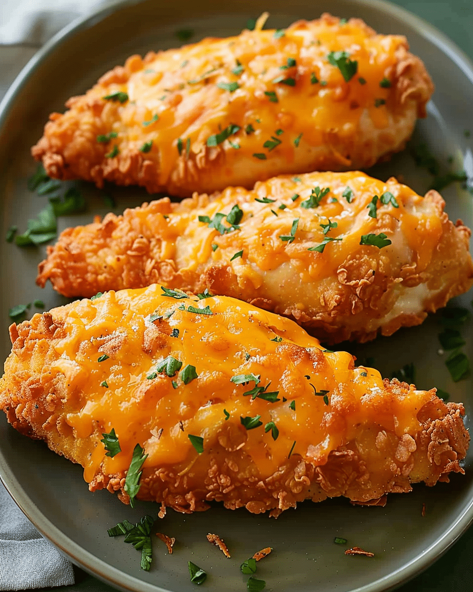 Crispy Cheddar Chicken