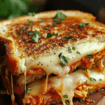 Lazy Chicken Parmesan Grilled Cheese