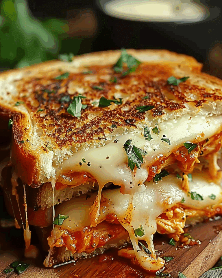 Lazy Chicken Parmesan Grilled Cheese