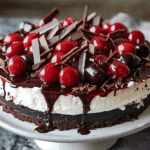 No-Bake Black Forest Cheesecake