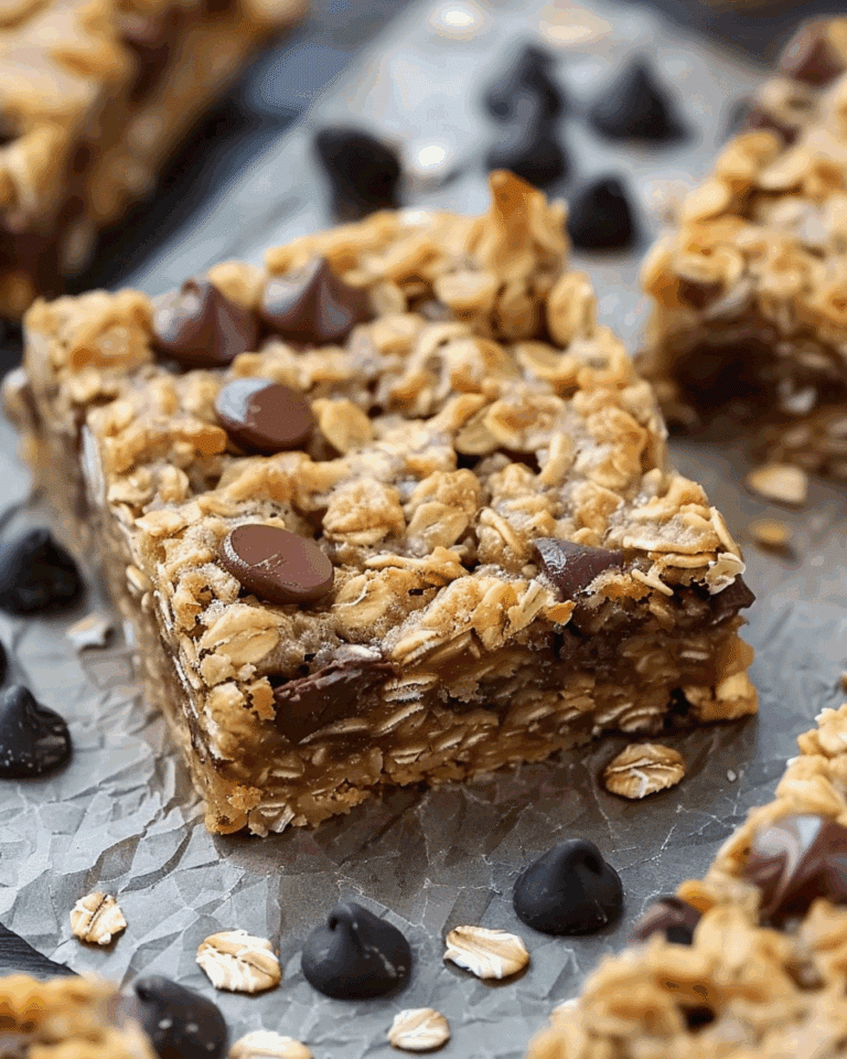 Oatmeal Chocolate Chip Bars