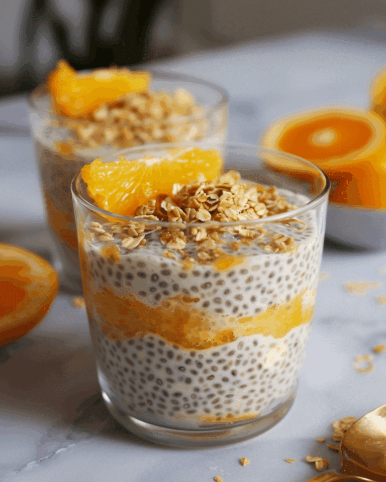 Orange Creamsicle Chia Pudding