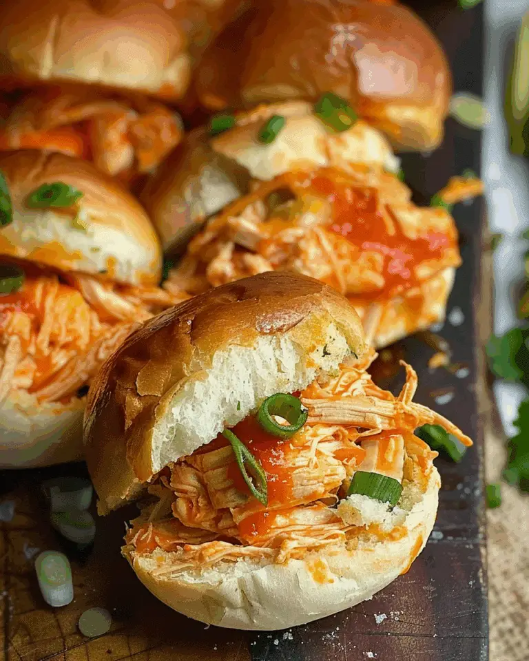 Spicy Buffalo Chicken Sliders