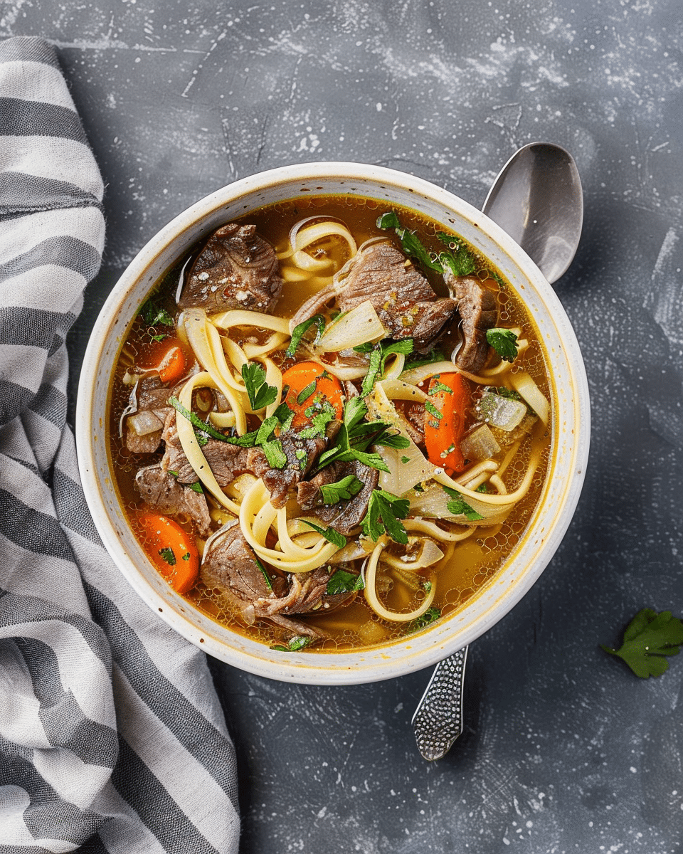 Beef Noodle Soup Recipe
