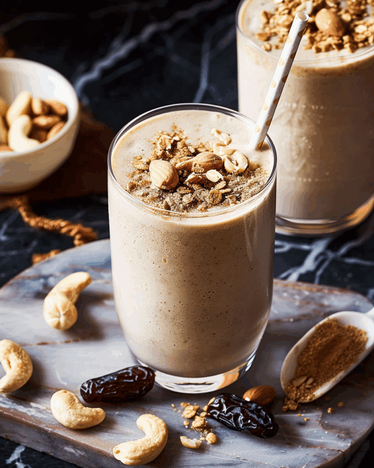 Gut‑Healthy Cashew Date Shake