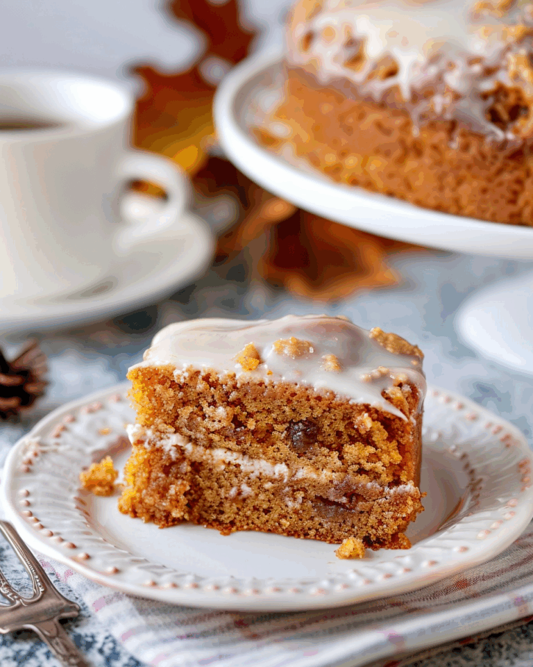 Pumpkin Honey Bun Cake