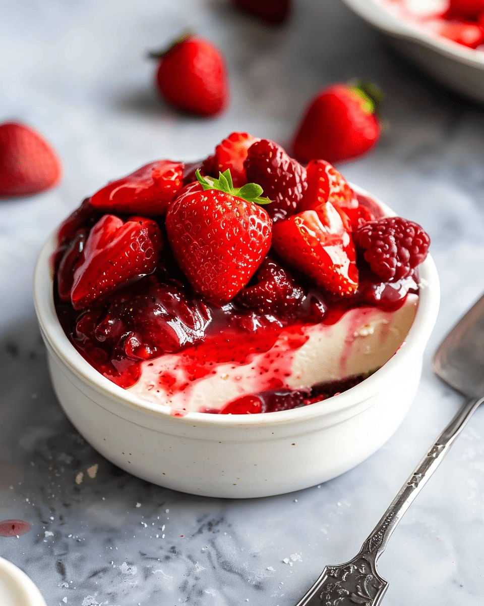 Strawberry Topping for Cheesecake