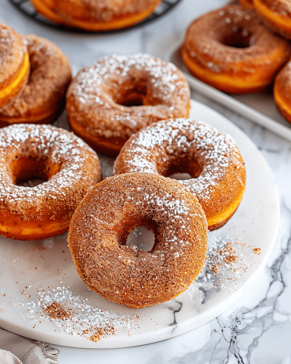 Easy Baked Pumpkin Donuts