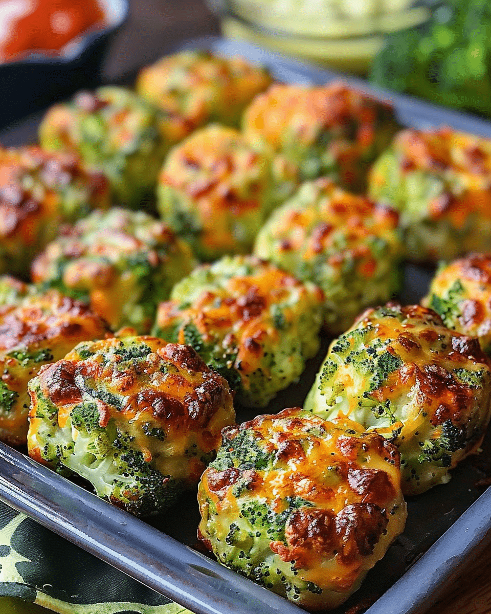 Cheesy Broccoli Tots