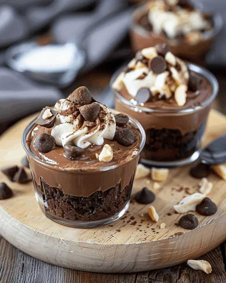 Chocolate Hazelnut Mascarpone Cups