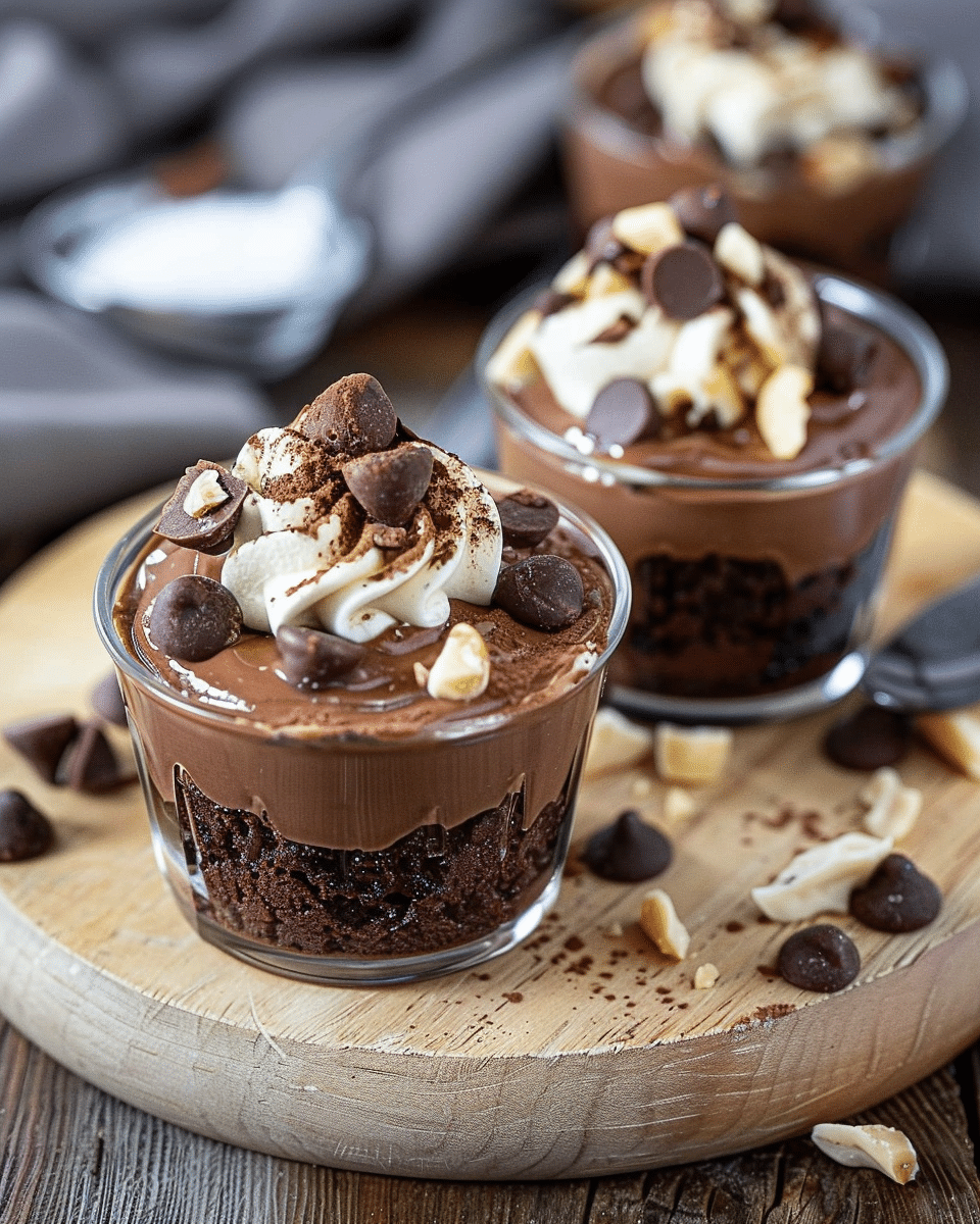 Chocolate Hazelnut Mascarpone Cups