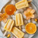 Tangerine Zucchini Popsicles