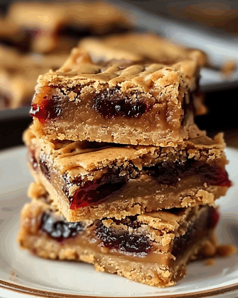 Peanut Butter and Jelly Bars