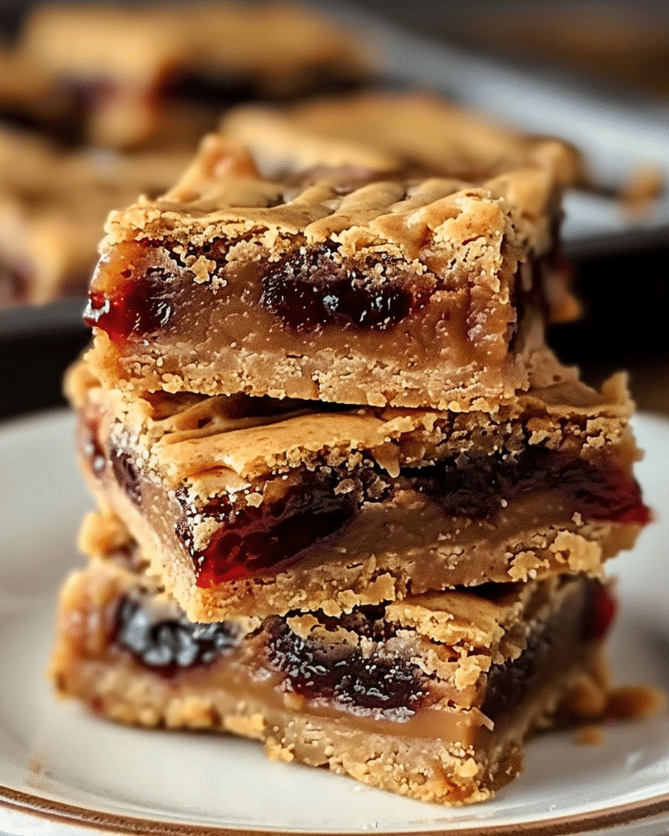 Peanut Butter and Jelly Bars