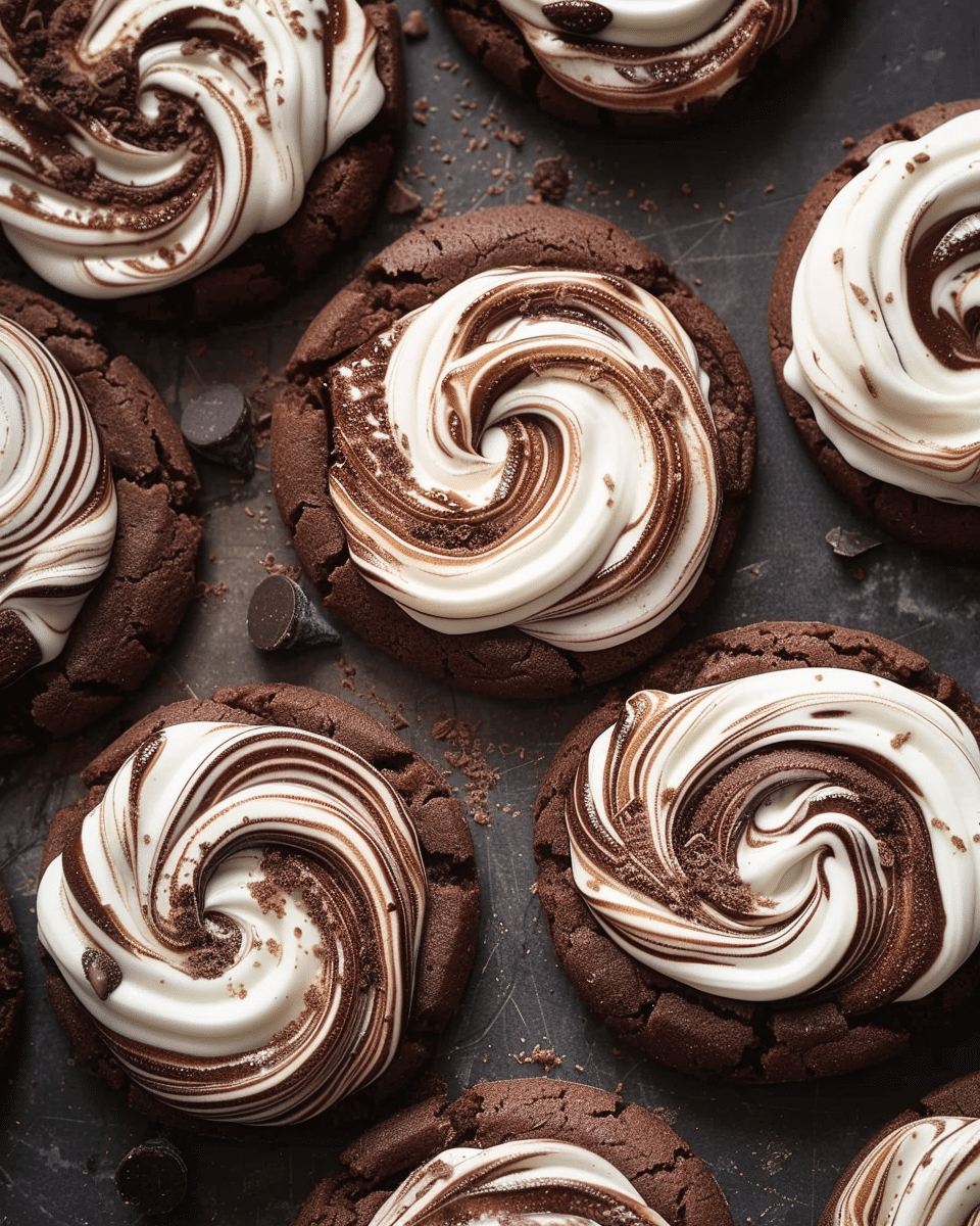 Marshmallow Chocolate Cookies