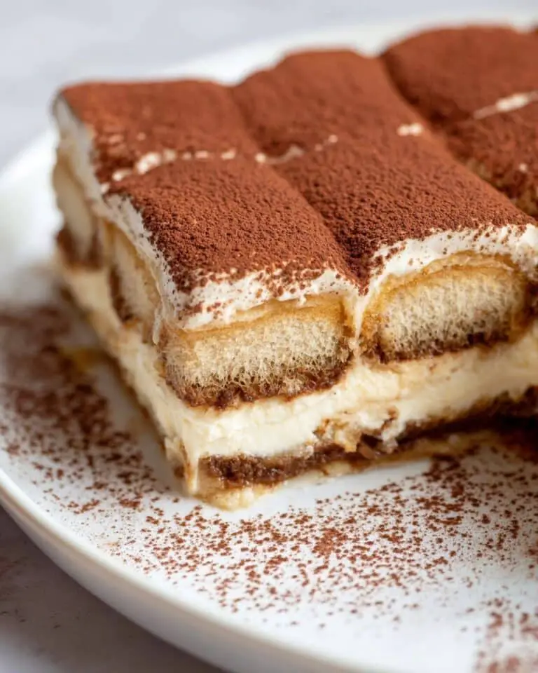 Classic Tiramisu with Mascarpone and Espresso Recipe