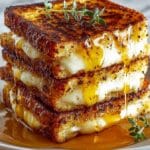 Marry Me French Toast with Creme Anglaise and Brûlée Topping Recipe