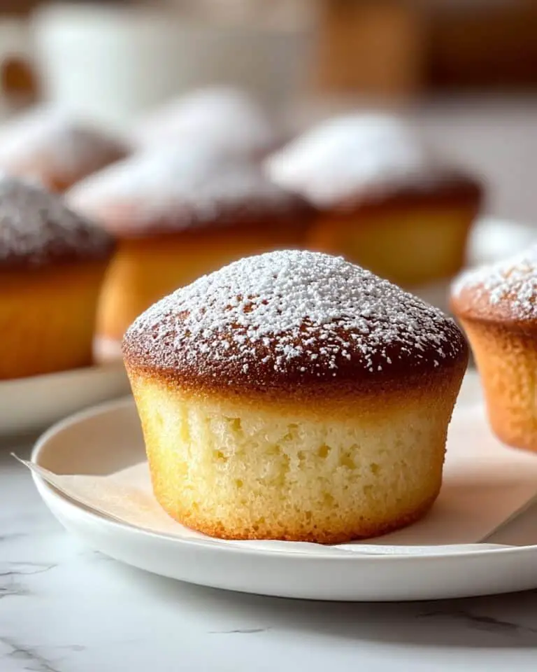 Fluffy Japanese Cotton Cheesecake Cupcakes Recipe