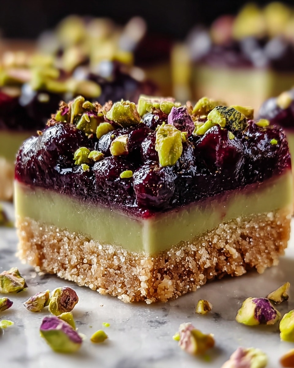 Blackberry Pistachio Dream Bars: Irresistible Homemade Bliss Recipe