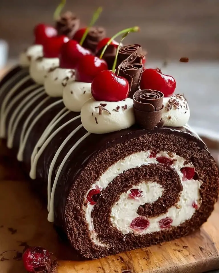 Black Forest Cake Roll Recipe