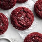 Red Velvet Cookies with Red Sanding Sugar Recipe