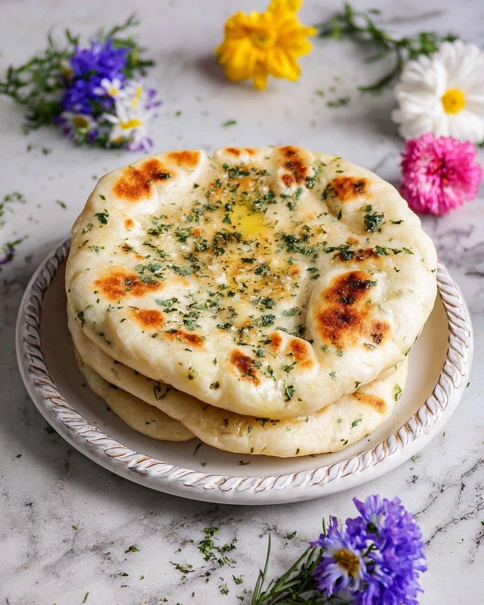 Stuffed Flatbread with Melted Mozzarella Recipe