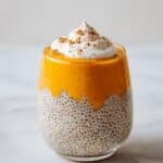 Pumpkin Spiced Chia Pudding with Coconut Whipped Cream and Nuts Recipe