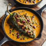 Chile Rellenos with Roasted Tomato Ranchero Sauce Recipe