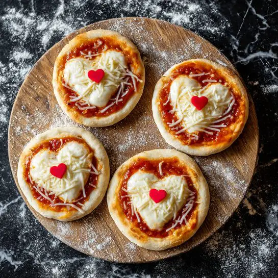 Chocolate Lover’s Mini Cocoa Pizzas with Valentine’s Day Sprinkles Recipe