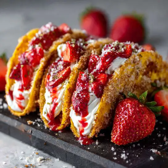 Dessert Tacos – Best Sweet Taco Recipe