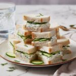 Cucumber Sandwiches with Herbed Cream Cheese Recipe