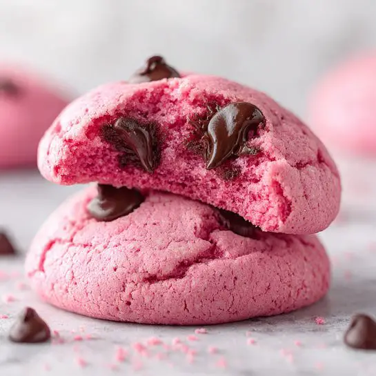 Raspberry Cookies with Chocolate Chips Recipe