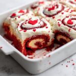 Red Velvet Cinnamon Rolls with Cream Cheese Icing Recipe