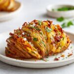 Air Fryer Hasselback Potatoes Recipe