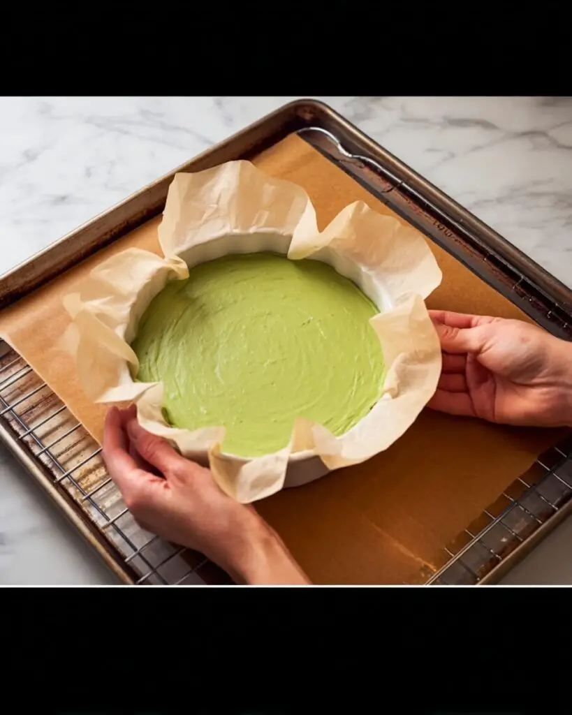 Burnt Matcha Cheesecake Recipe