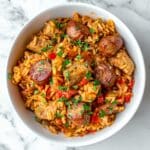 Creamy Cajun Chicken and Sausage Jambalaya Recipe