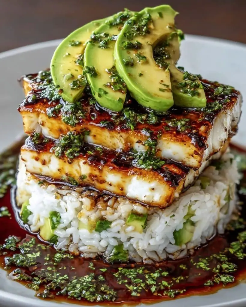 Avocado Rice Stack That Delights Recipe