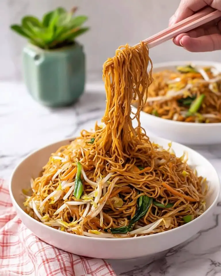 Crispy Chow Mein with Soy, Oyster, and Fish Sauces Recipe