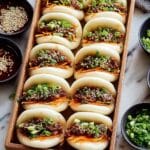 Fluffy Bao Buns with Chicken and Cabbage Recipe