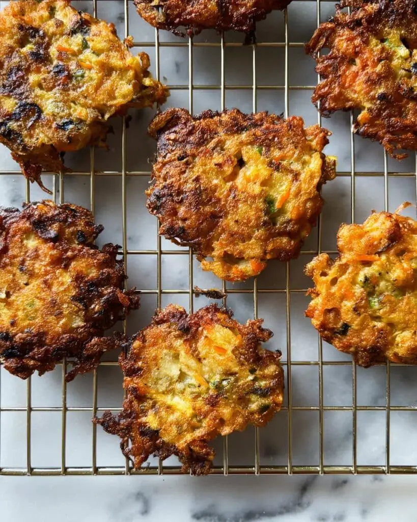 Cabbage Pancakes with Garlic Yogurt Dipping Sauce Recipe