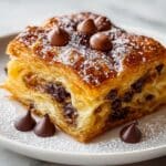 Croissant Breakfast Bake with Chocolate Chips Recipe