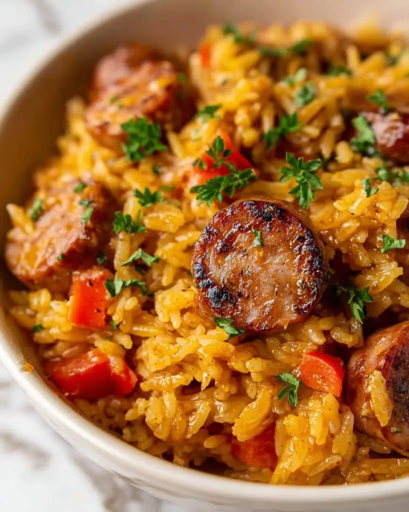 Rice with Smoked Sausage Recipe
