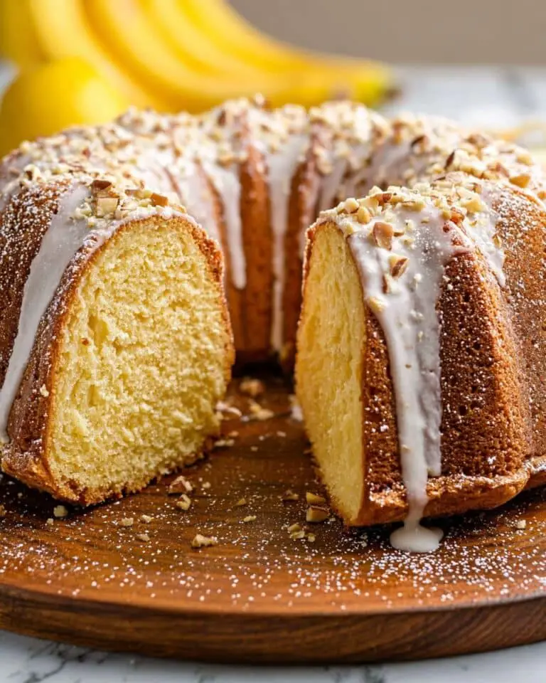 Limoncello Syrup Lemon Bundt Cake Recipe