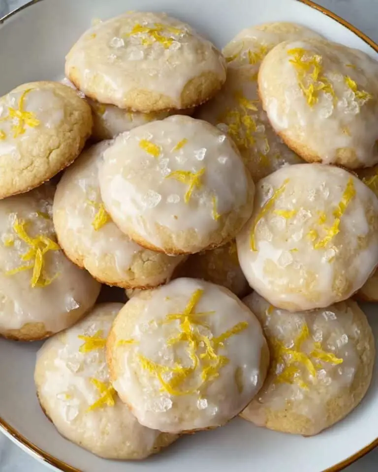 Cookies with Limoncello Glaze Recipe