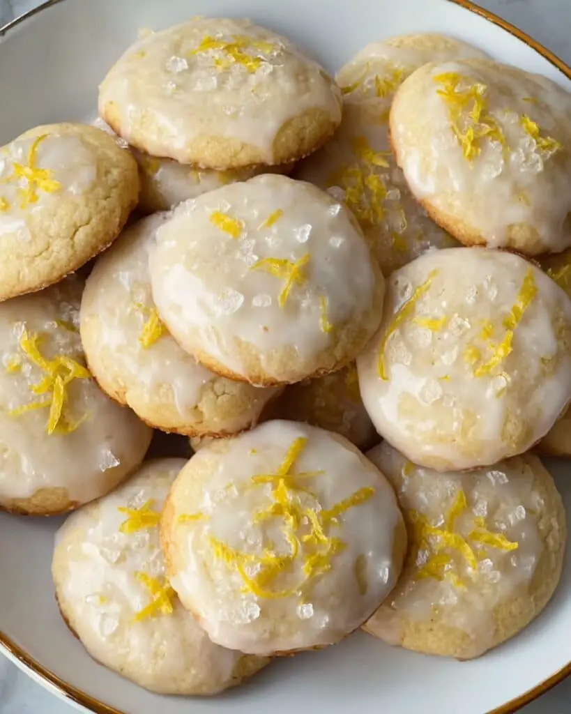 Cookies with Limoncello Glaze Recipe