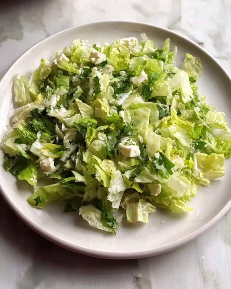 Greek Lettuce Salad Recipe