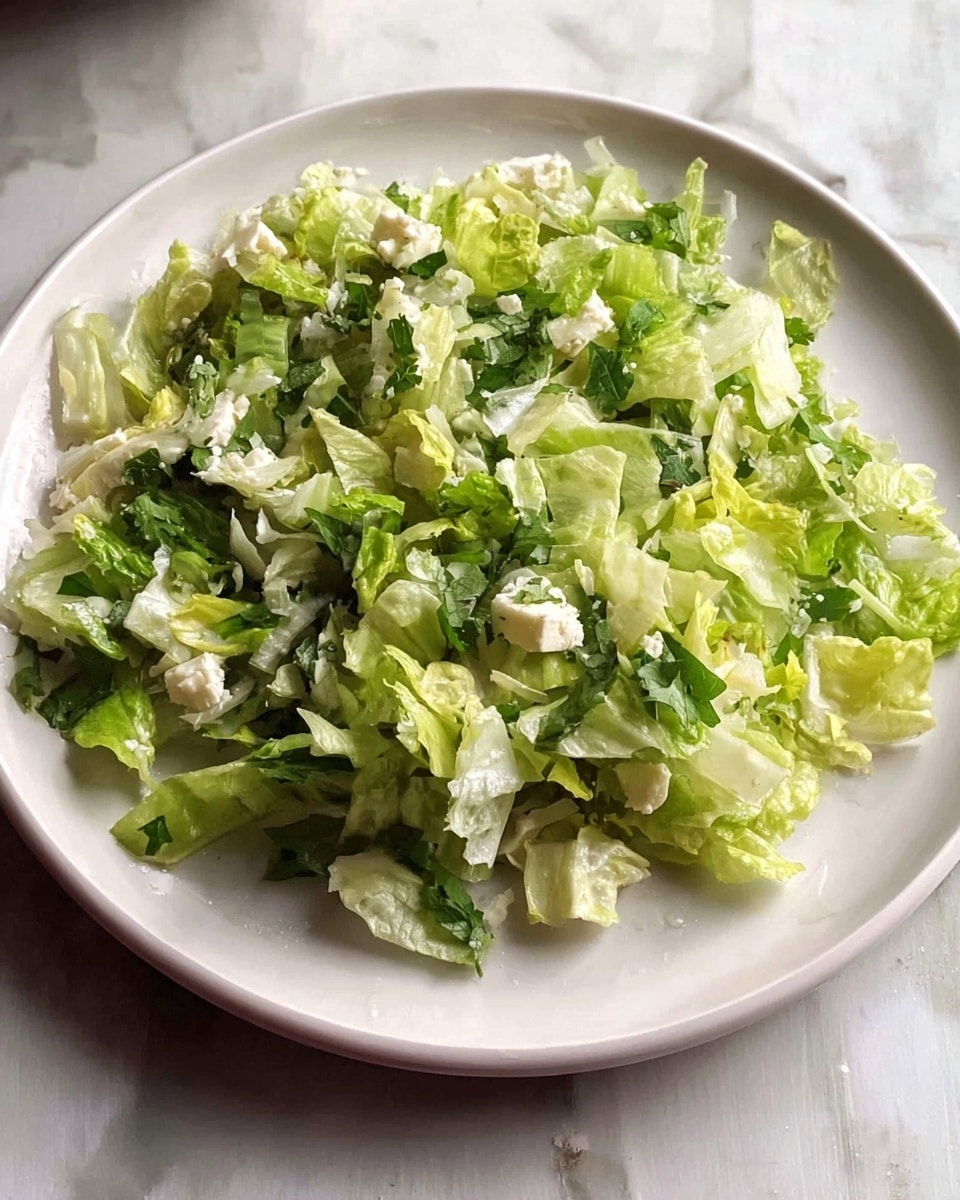 Greek Lettuce Salad Recipe