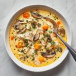 Creamy Mushroom and Wild Rice Soup Recipe