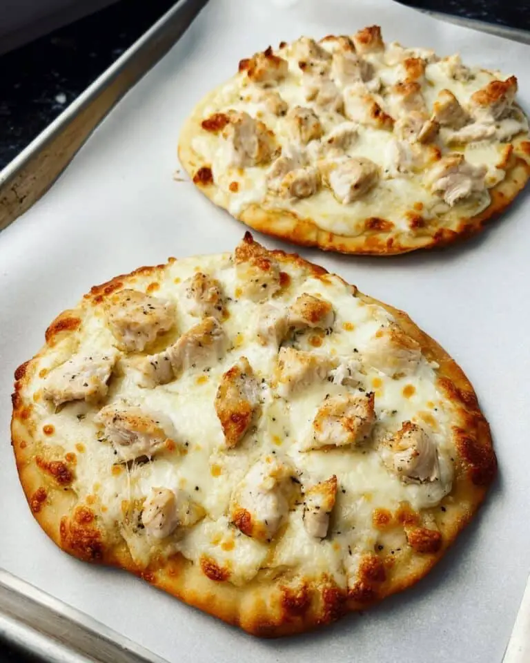 Chicken Caesar Flatbreads Recipe